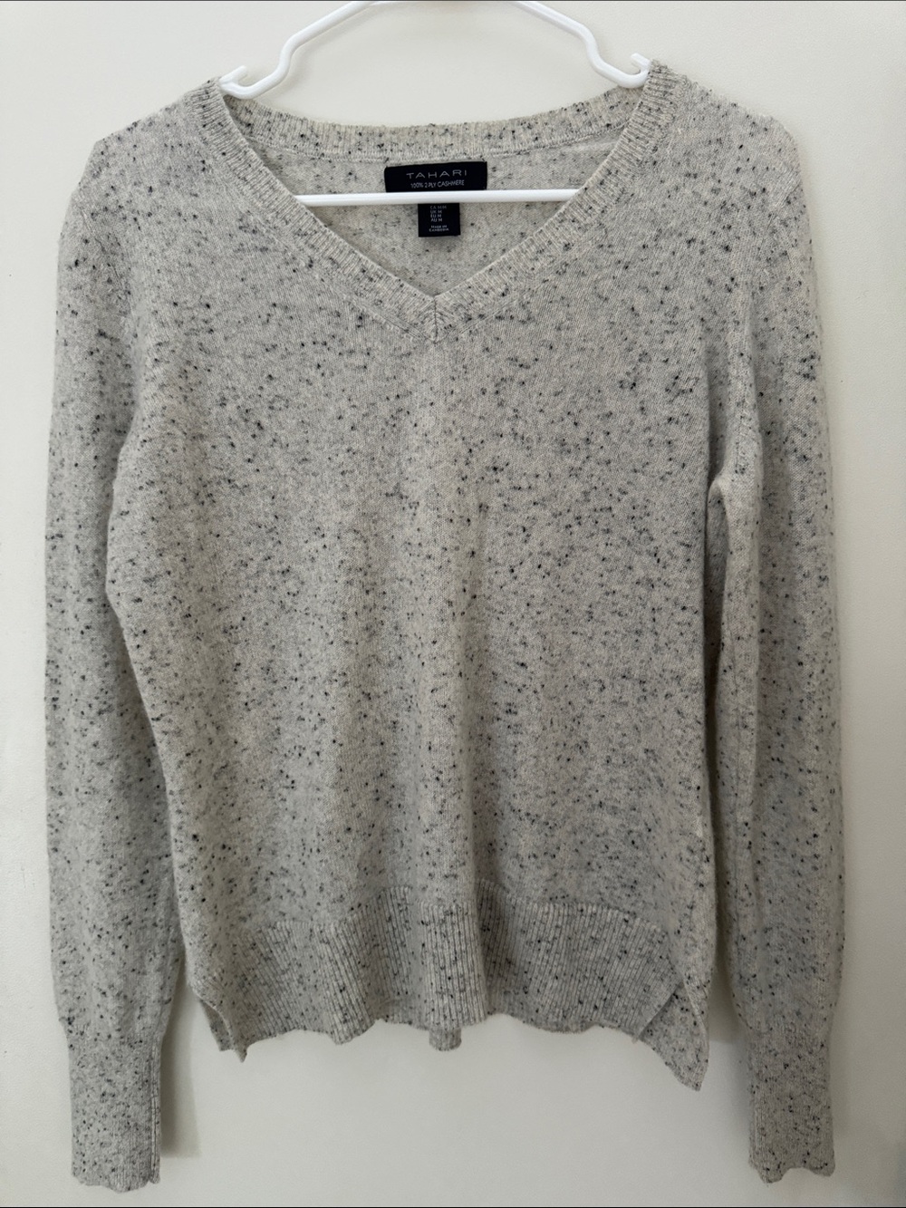 Tahari Cashmere V-Neck Sweater